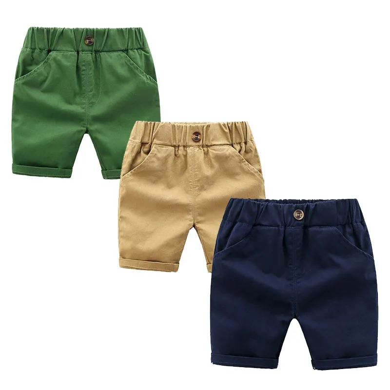 Kids Clothes New Children Shorts Summer Baby Slik Cotton Pants Fashion Sports Mid-Short Trousers Kids Capris 2024 Clothing 1-6Y