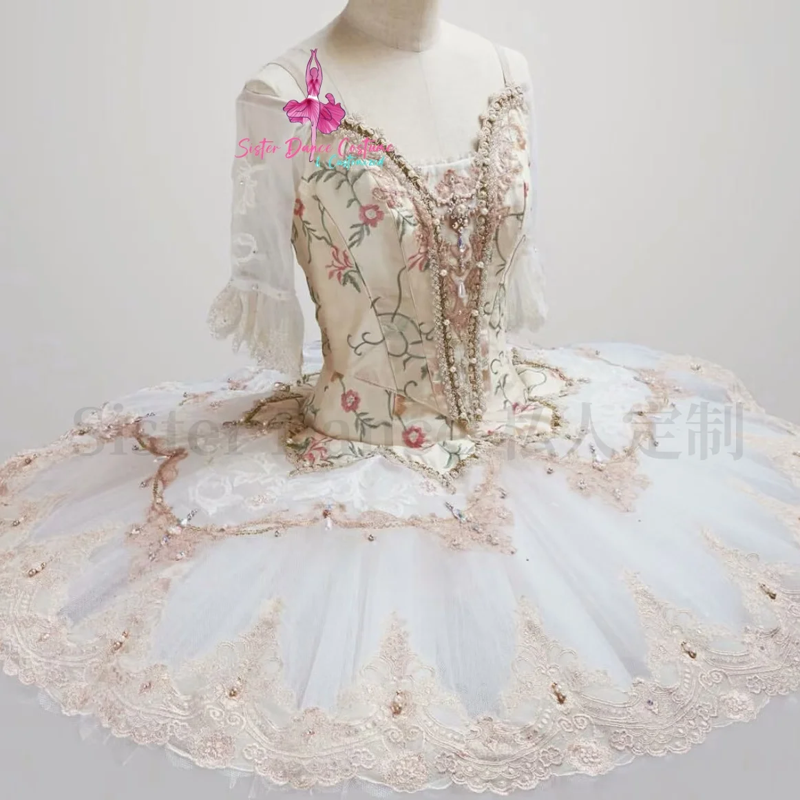 

High-end classical ballet TUTU short skirt professional private custom adult children performance contest dress women's costume