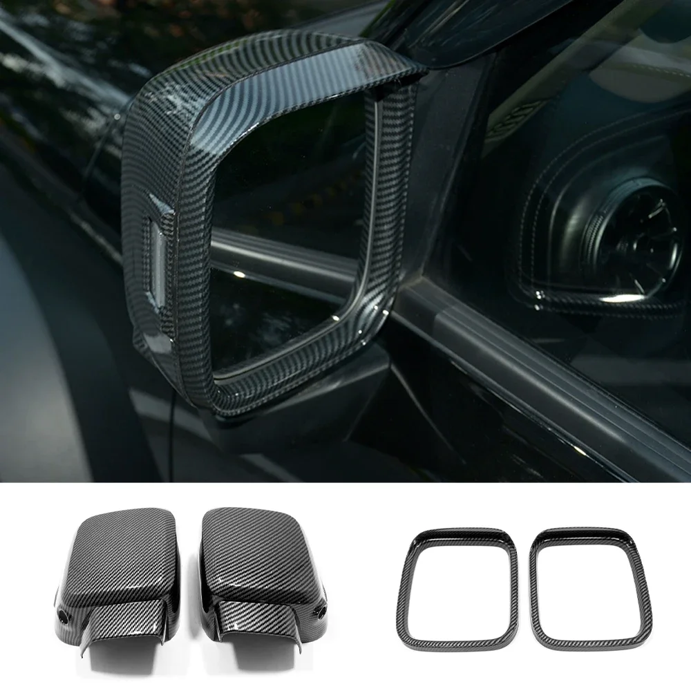 

For GWM Great Wall Tank 300 Car Accessories Door Rearview Mirror Covers Protector Rain Eyebrows Cap 2021 2022 2023 2024 2025