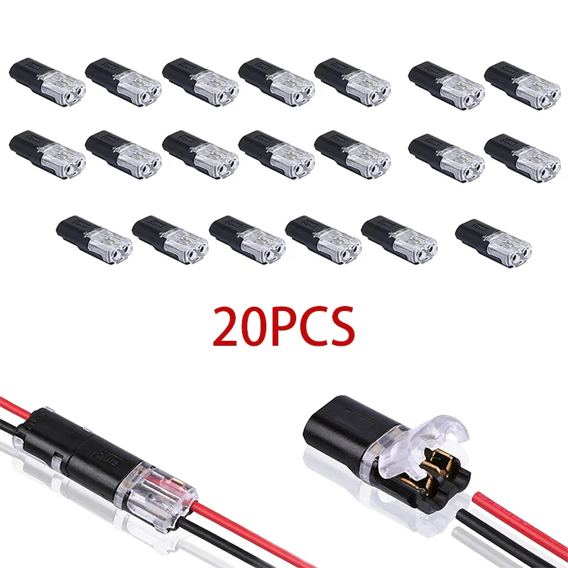 2 Pin Way Plug Car Waterproof Electrical Connector Wire Cable Automotive 1/5/10/20/30/50 pieces/set