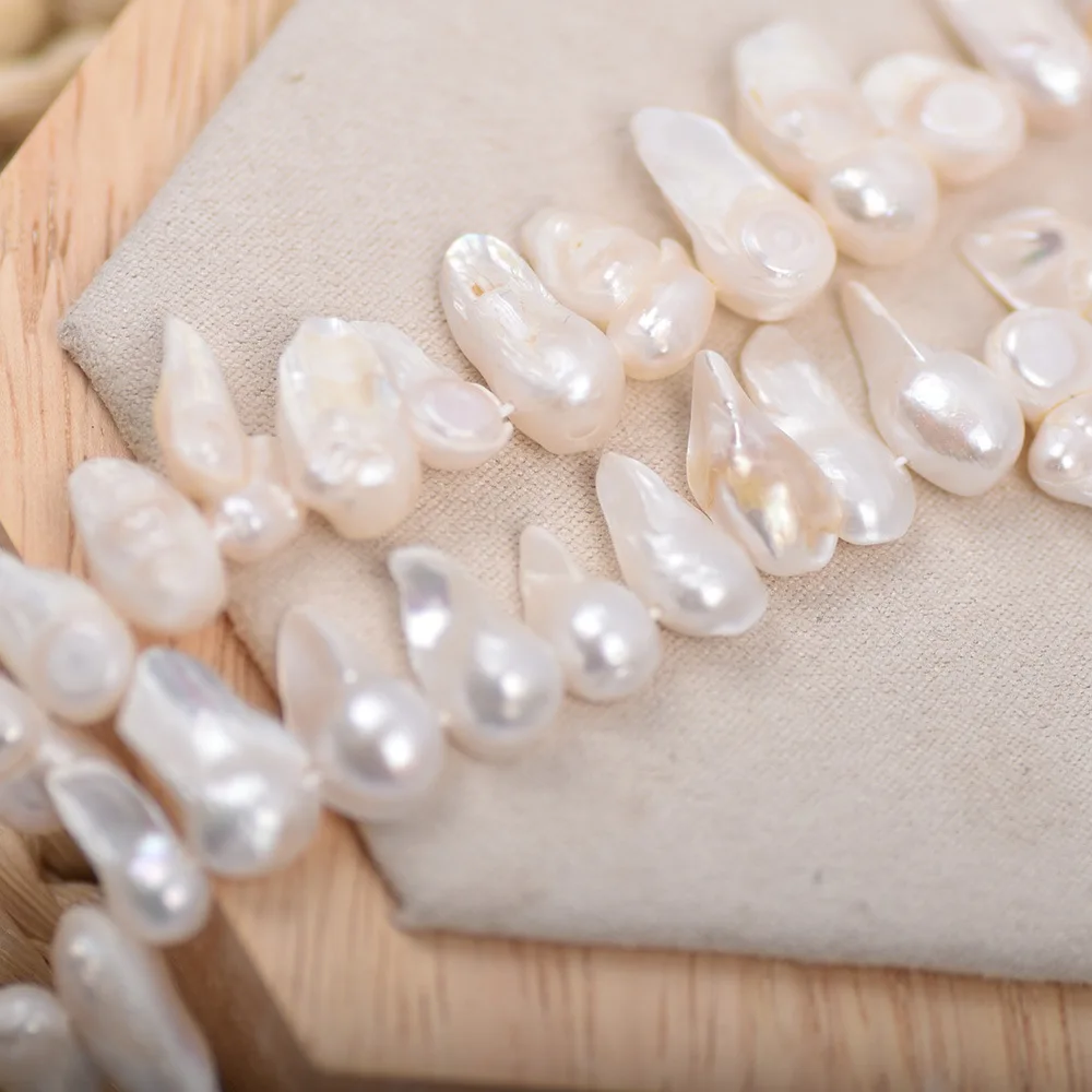 

Natural Baroque Freshwater Pearl Beads 10-20mm*7-8mm Irregular Shape For Jewelry Making Diy Necklace Earrings Bracelet Accessor