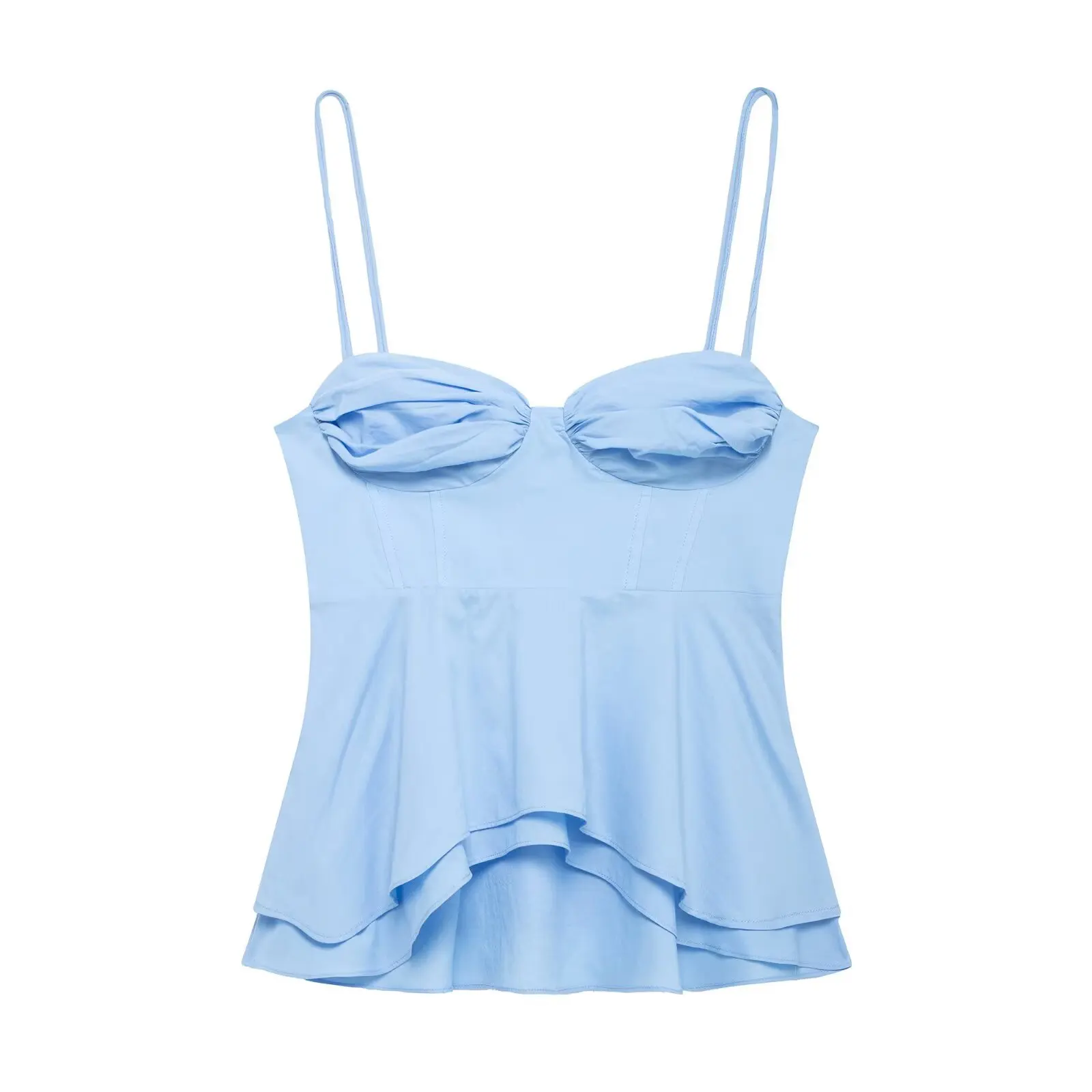 섹시한 세련된 캐주얼 여성 탑 솔리드 지퍼 코르셋 민소매 짧은 조끼 패션 2025 봄 여름 터틀넥 탑