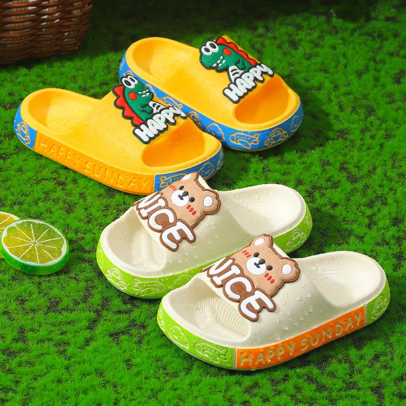 

Kids Slippers Summer Beach Shoe Kids Shoe for Girl Cartoon Cute Anti Slip Soft Sole Slipper for Boy Toddler Boy Shoe Pantuflas