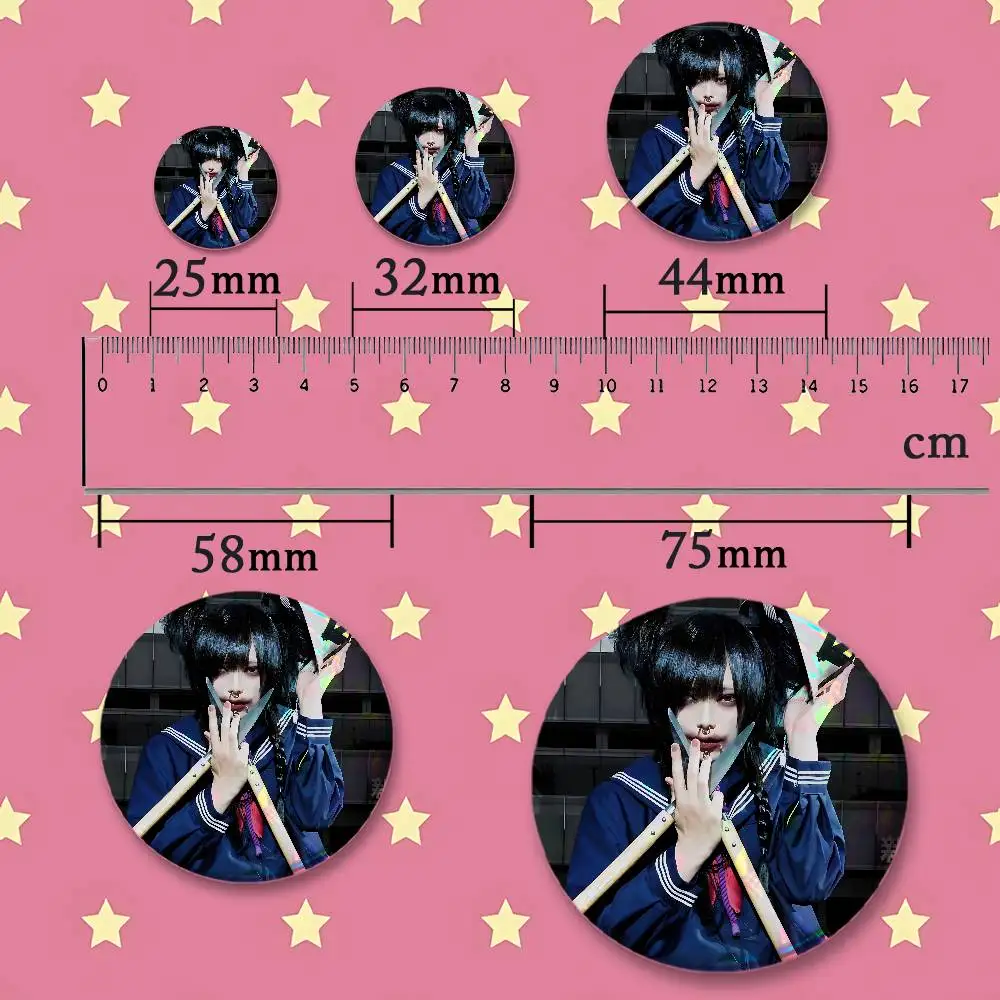 Hiro S-Senketsu Akochan Hirokun HD Print Badges Pretty Round Display Brooches IP merchandise 32mm 58mm 75mm 44mm 25mm