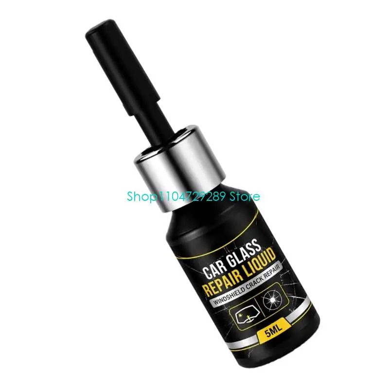 D8KE 5 Windshield Repair Liquid Bottle for Routine Driving Storage