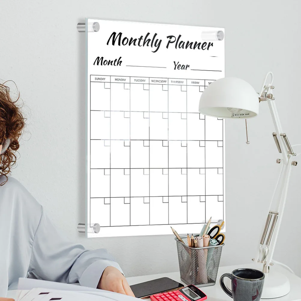 Acrylic Note Board Hanging Sign Erasable Message Reminder Wall Door Chalk Boardoard