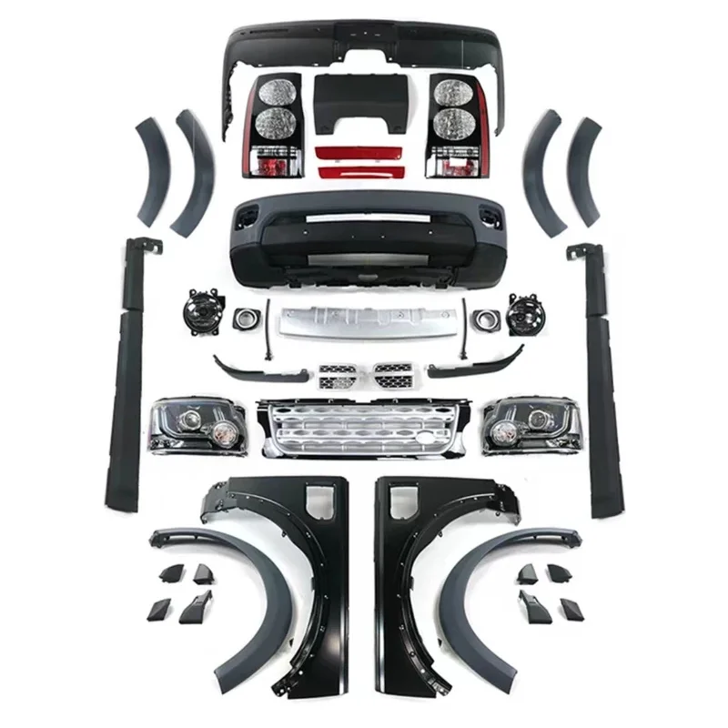 

Suitable for 2005-2009 Discovery 3 Facelift Discovery 4 Old Model Facelift Front and Rear Bumper Headlights