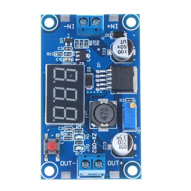 【Y】LM2596 DC DC Step Down Converter LED Display Voltage Regulator Volt Meter 4.0~40 To 1.3-37V Adapter Adjustable Power Supply