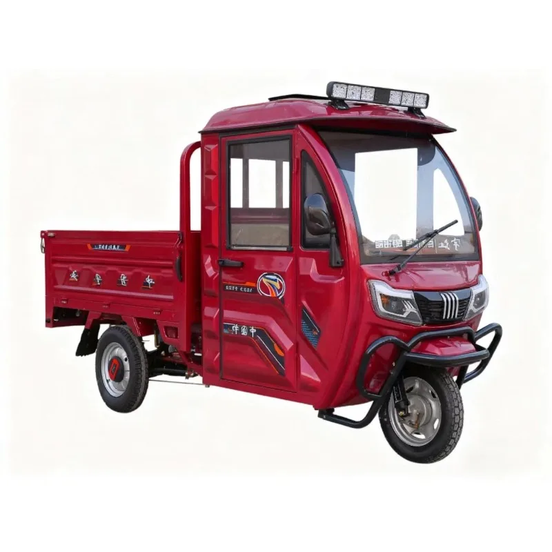 Factory Outlet Electric Tricycle Dual Use Passenger Freight Cabin Passenger Seat Electric Tricycle Cargo Handling and Unloading
