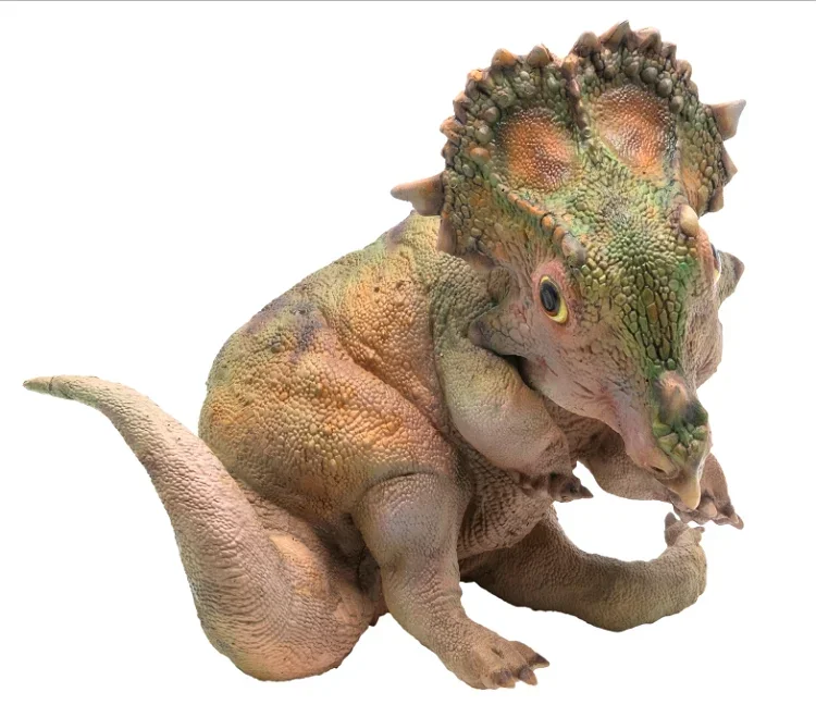 Figura de Bebé Sinoceratops, Modelo Realista de Dinosaurio Ceratopsidae Jurásico, Colección de Animales, Regalo para Adultos