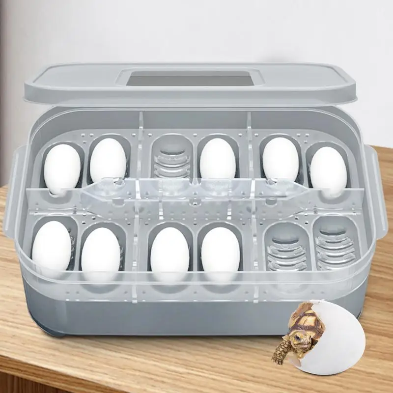 Clear Incubator | 12 Grids Snake Eggs Incubator Tray | Incubators for Hatching Eggs Portable Reptile Incubator for Reptiles