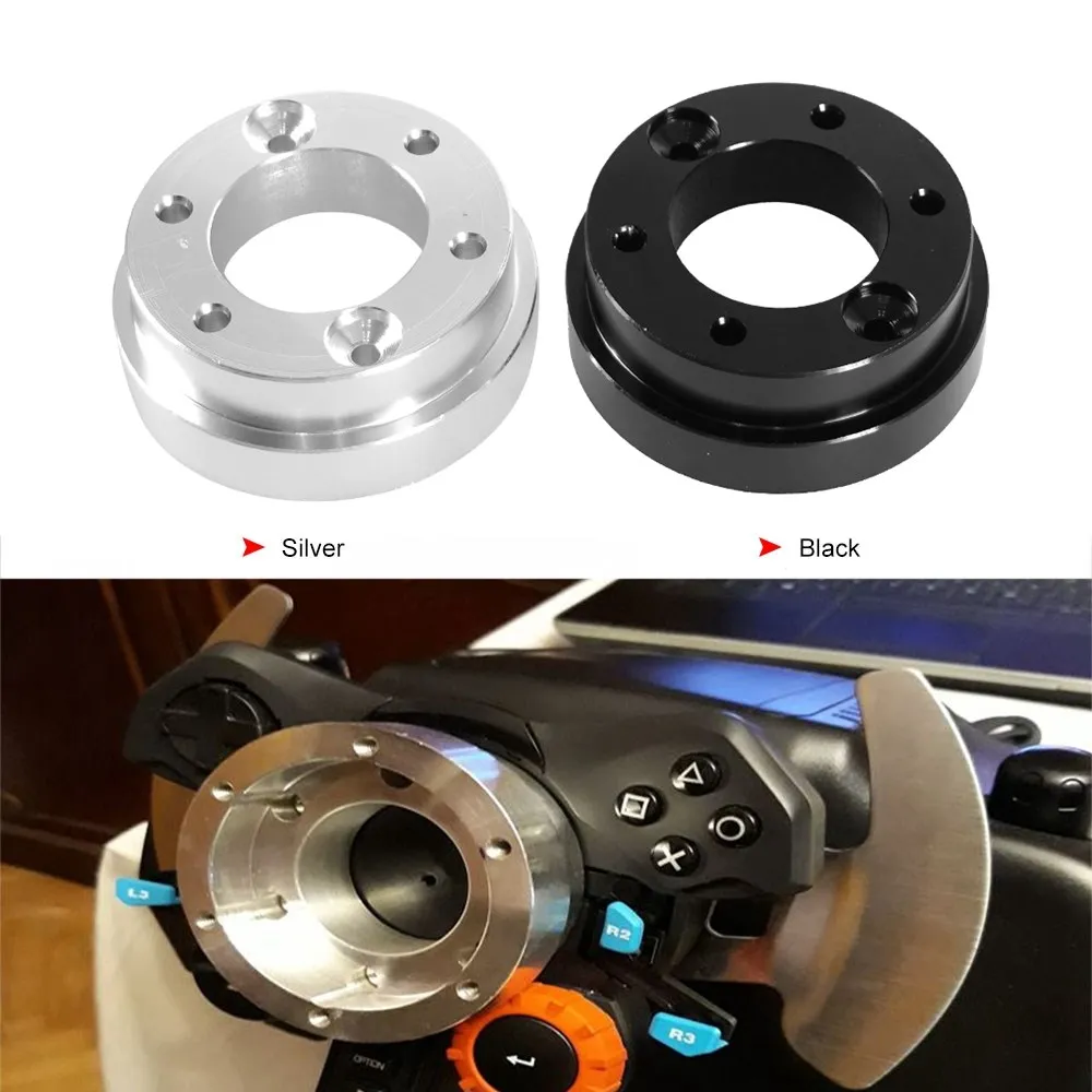 13/14inch Steering Wheel Adapter Plate Hub Adapter for Logitech G25 G27 G29 G920 70mm PCD Aluminum Racing Car Game Modification