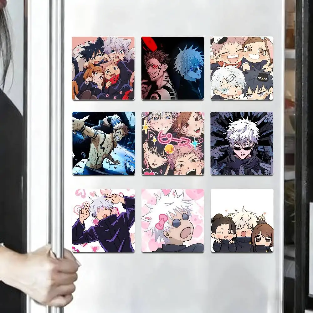 ملصقات مربعة مغناطيسية للثلاجة من IdolJ-jung-k-kooks - يمكن استخدامها لتخصيص ديكور المنزل وهي تذكارات مثالية