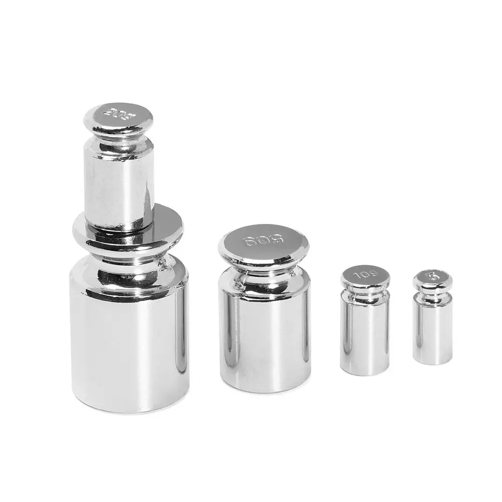 1/5pcs Accurate Calibration Set Chrome Plating Scale Weights Set 1g 2g 5g 10g 20g 50g 100g Grams For Home Tool