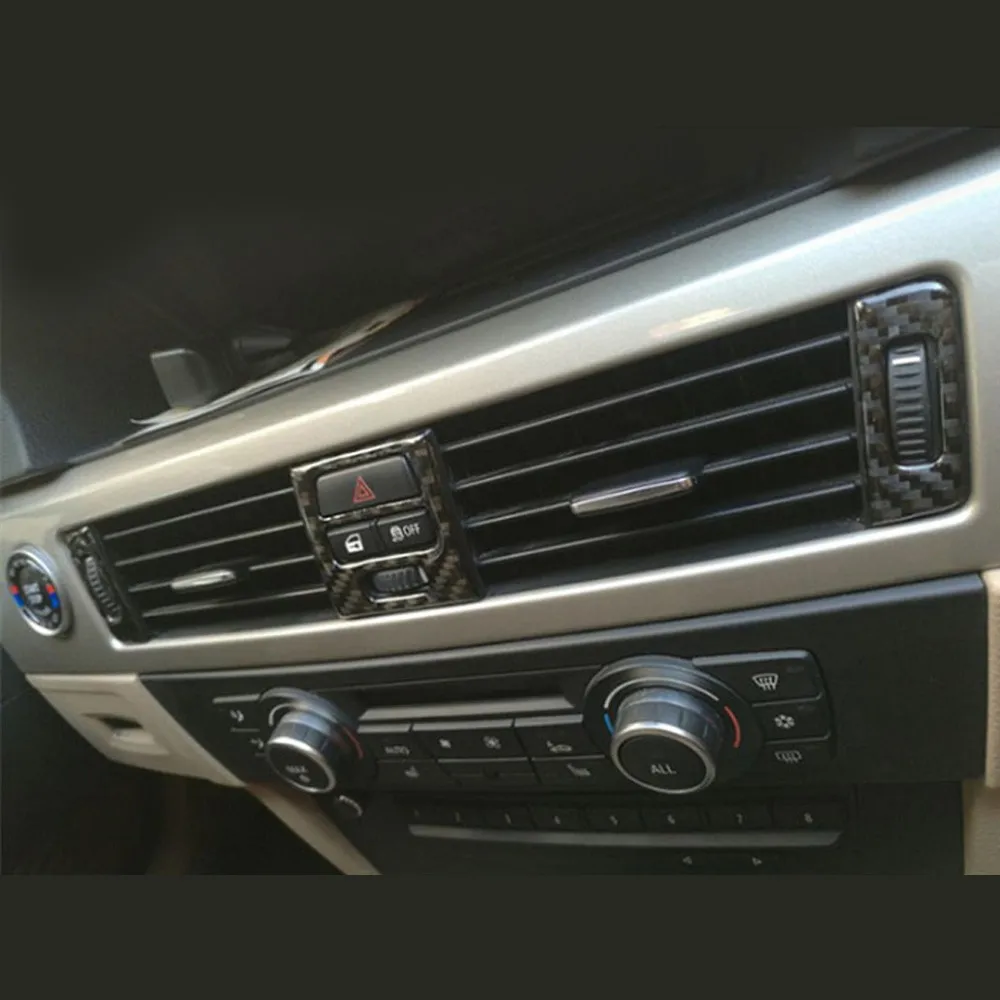 

5 шт., накладка на центральное вентиляционное отверстие для салона автомобиля для BMW E90 E92 E93 2005-2012, высококачественные накладки на автомобильное вентиляционное отверстие