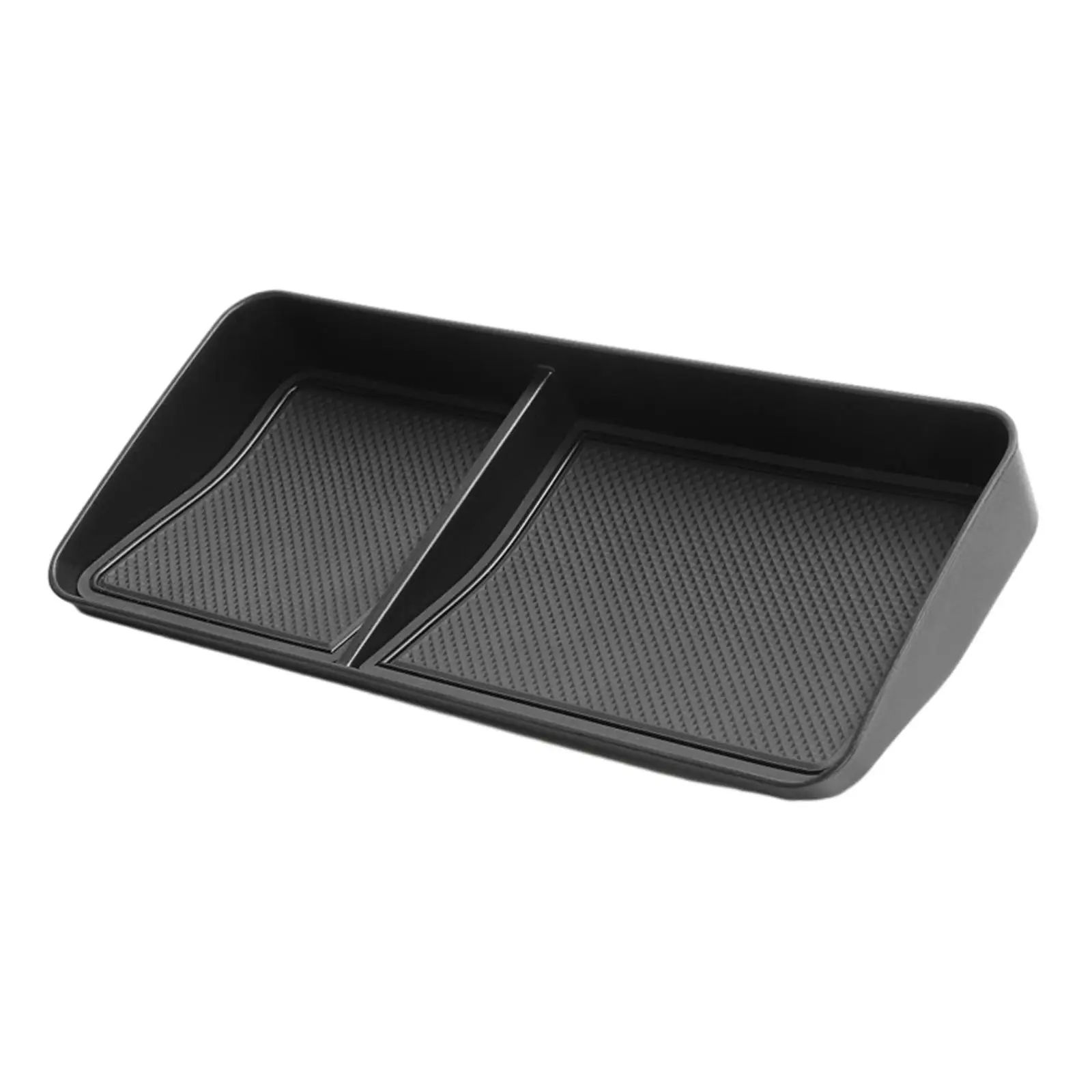 1 Pcs Under Screen Storage Box Dashboard PP Storage Box Organizer Tray Professional Sturdy for Mitsubishi Outlander Black