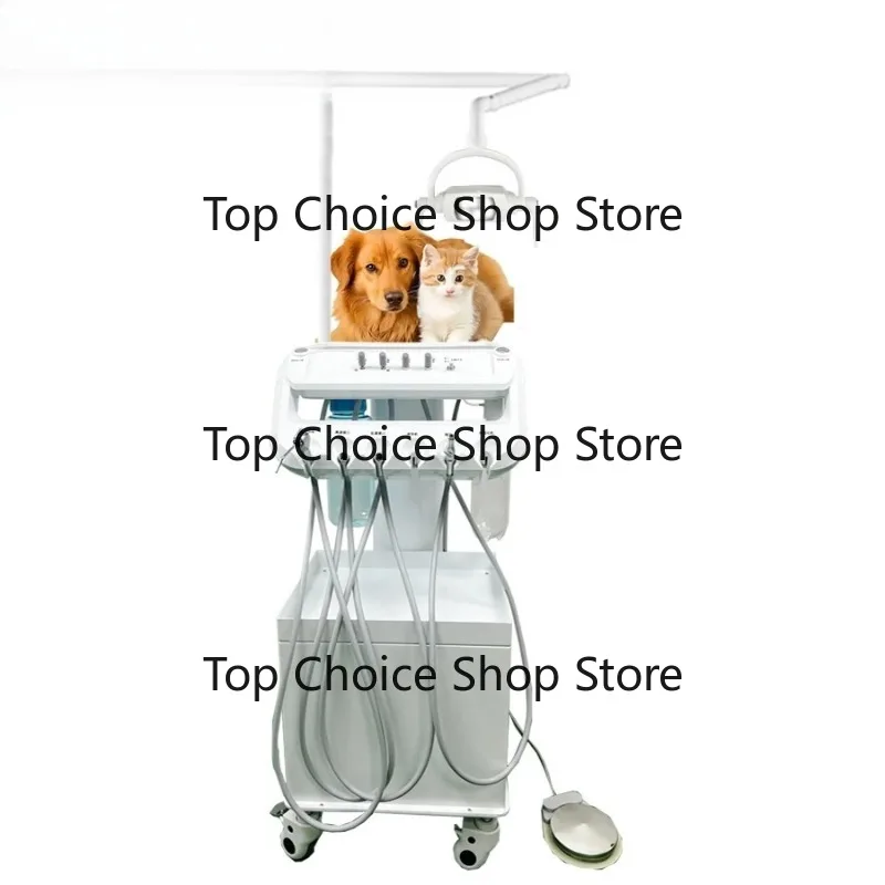 Porta-ble Pneumatic Multifunctional Mobile Service Cart Multifunction Animal Care Mobile Working Trolley