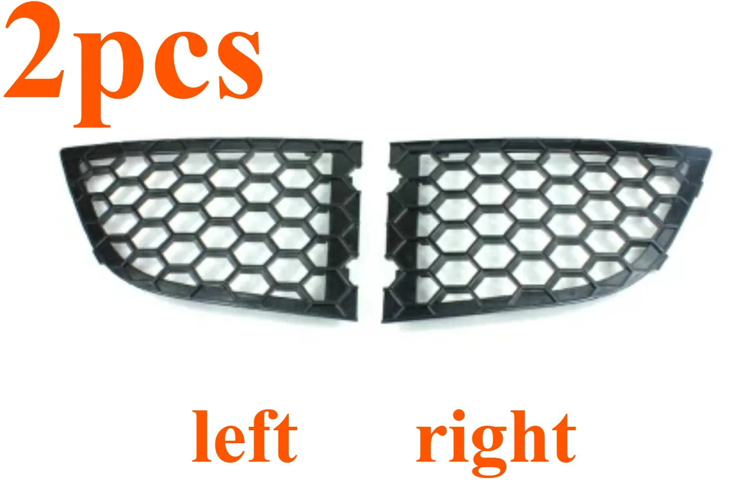

2pcs for Chery Grille Cover about Trailer Hitches Small Grille Front Bumper Grille Mesh Front Accessories Left Right