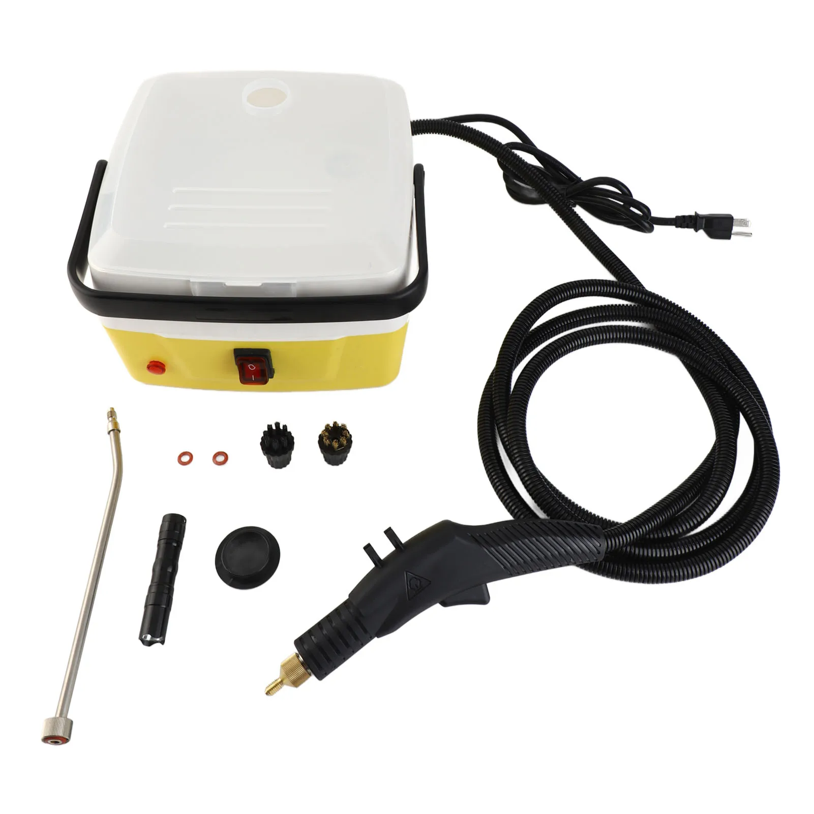 منظفات بخار محمولة بدرجة حرارة عالية 1800 وات للاستخدام المنزلي سعة 4 لتر تسخين سريع 5 بار منظف باخرة الضغط العالي مع Vo