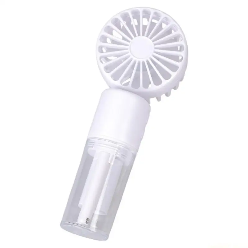D0AB Miniature Handheld Fan Portable 1200mAh Battery USB Rechargeable Misting Fan