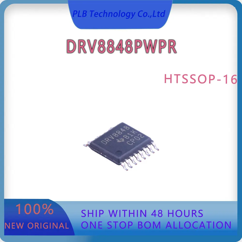 Original DRV8848 Integrated Circuit DRV8848PWPR HTSSOP-16 Electronic H-bridge Motor Driver Stock IC Chip New