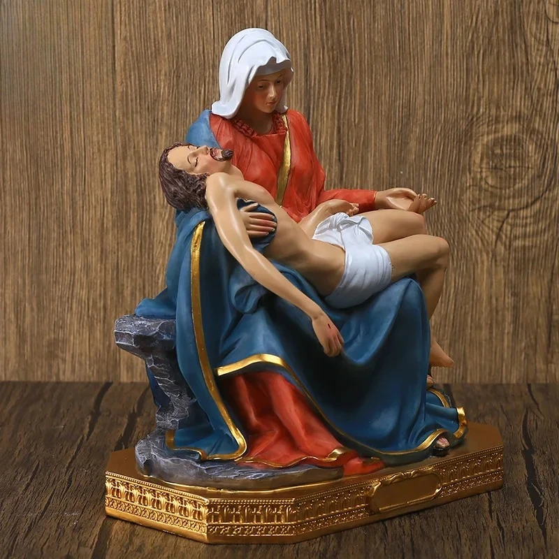 Cross-border Supply 21.8CM High Classical Character Scene Ornament Interior Decoration Gifts Gifts Resin Crafts