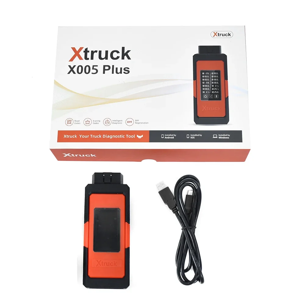 Xtruck X005 plus Intelligent Diagnosis ECU Quick Flashing post-processing diagnosis vehicle type system support Sinotruck