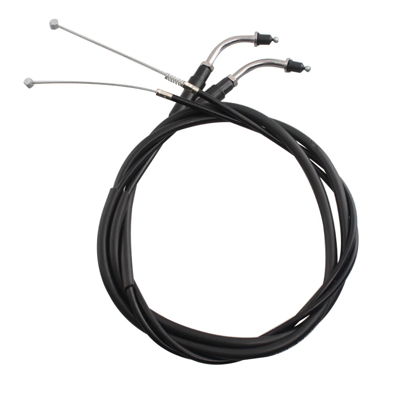 90-150CM Motorcycle Steel Push-Pull Throttle Cable Wires For Harley Sportster Iron 883 XL883N 1200 XL1200X Dyna Softail 07-2020