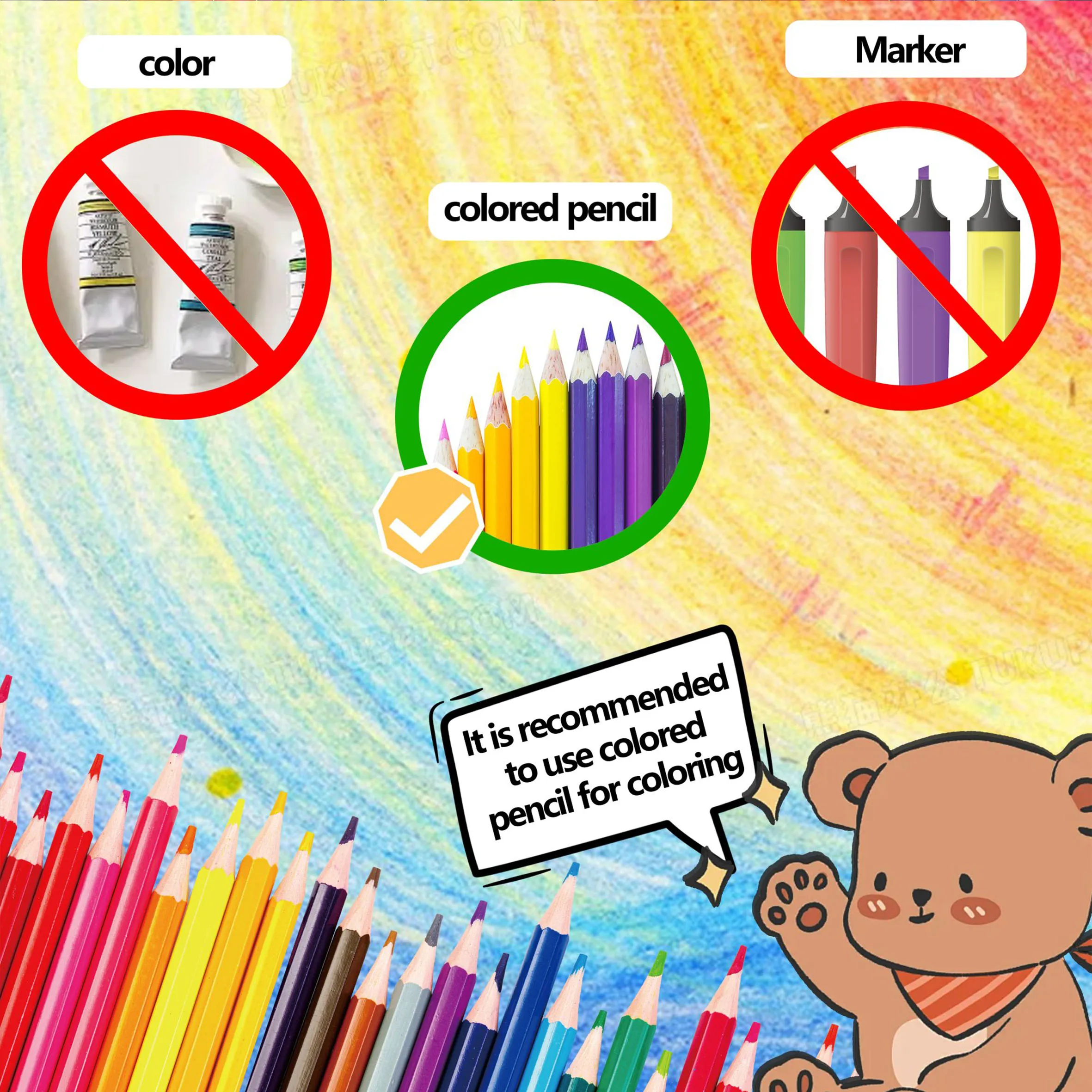 Groovy Boho Coloring Book: Simple Black and White Art for Relaxation - Various Scene Illustrations