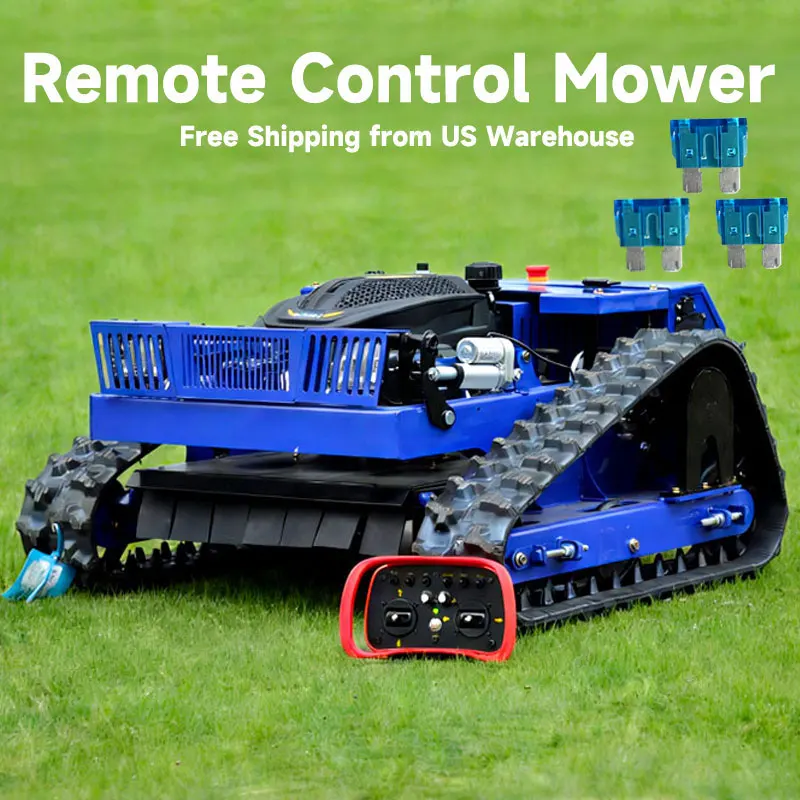 Free Shipping From Us Warehouse Wireless Remote Control Mower,Full Payment Robot Lawn Mower,All-Terrain Robotic Grass Cutter view 7
