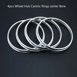 Car Aluminium Alloy Wheel Hub Centric Rings Center Bore 4pcs Set 73.1-57.1 66.6-57.1 73.1-60.1 73.1-67.1 67.1-60.1 73.1-56.1