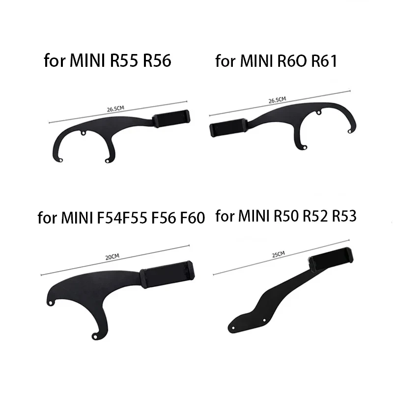 سنادات بالسيارة حامل هاتف المحمول لميني كوبر R55 R56 F56 F55 F54 F60 R50 R52 R53 R60 08-20 حامل هاتف GPS قوس الملحقات