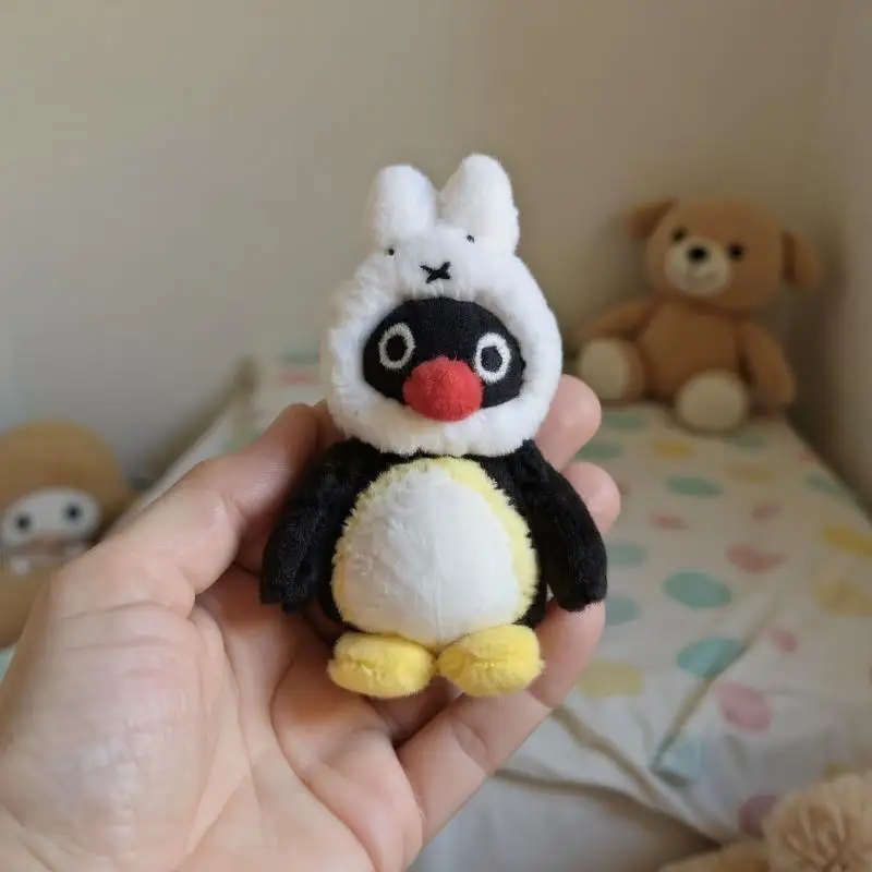 1 قطعة كيرينغ ملصق رائعتين البطريق أنيمي فروي دمية قلادة منضدية تمثال هدية عيد ميلاد الطفل لتقوم بها بنفسك التشذيب