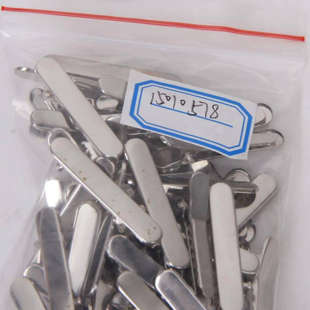 

Duckbill Clip Silver Metal Duck Beak Hair Accessory Pack for Styling and Craft Decoration