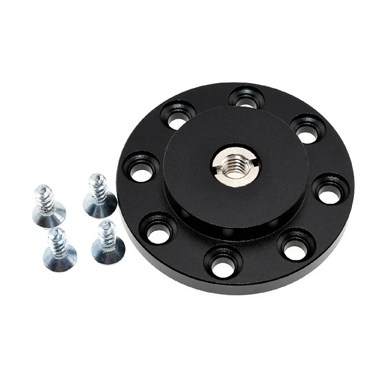 Shoe Mount Metal Plate Wall Mount 1/4 3/8 Inch Thread Tripod Adapter Holder For Projector Monitor Camping Light Flash Camera