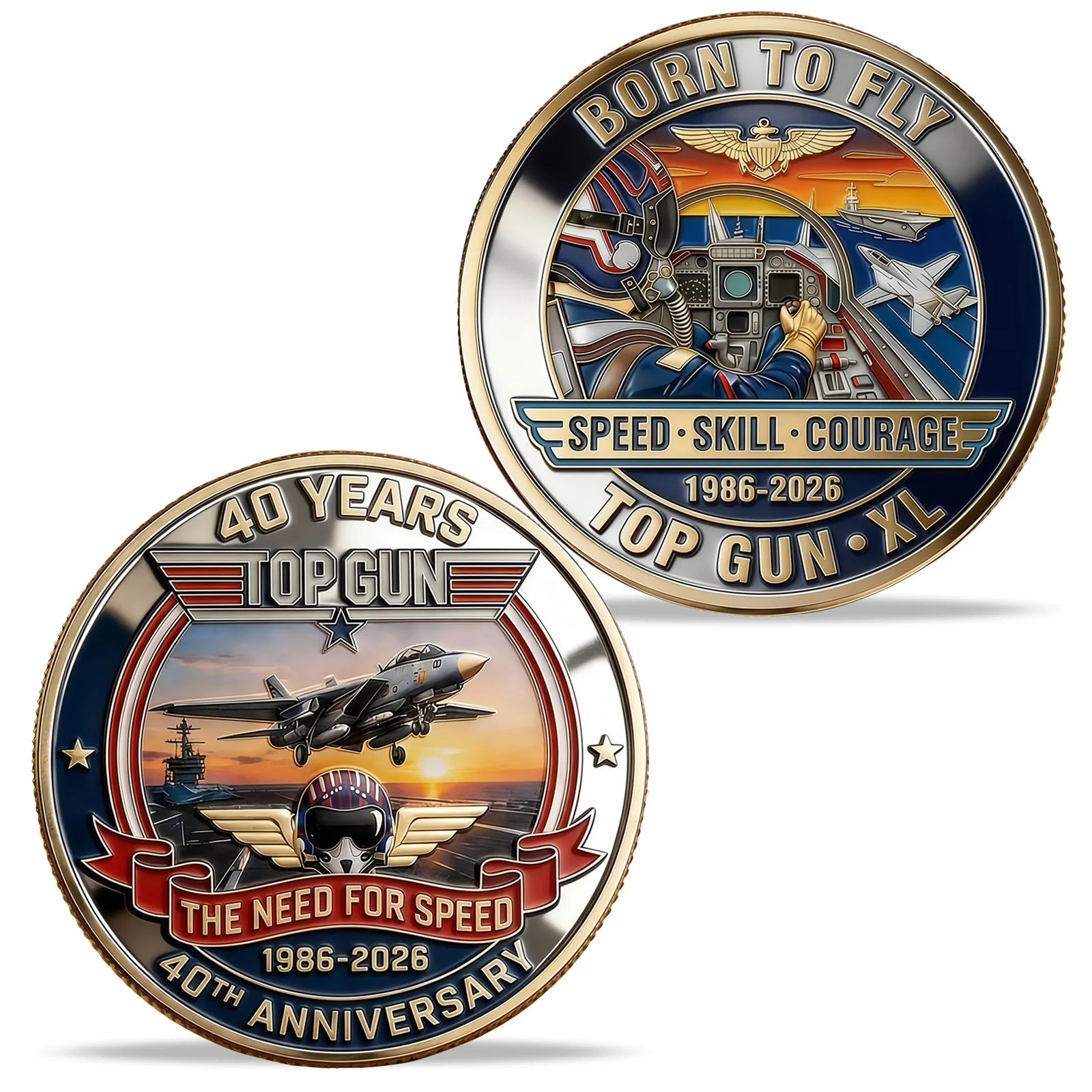 2026 New Top Gun Maverick Enamel Pin & Top Gun 40th Anniversary