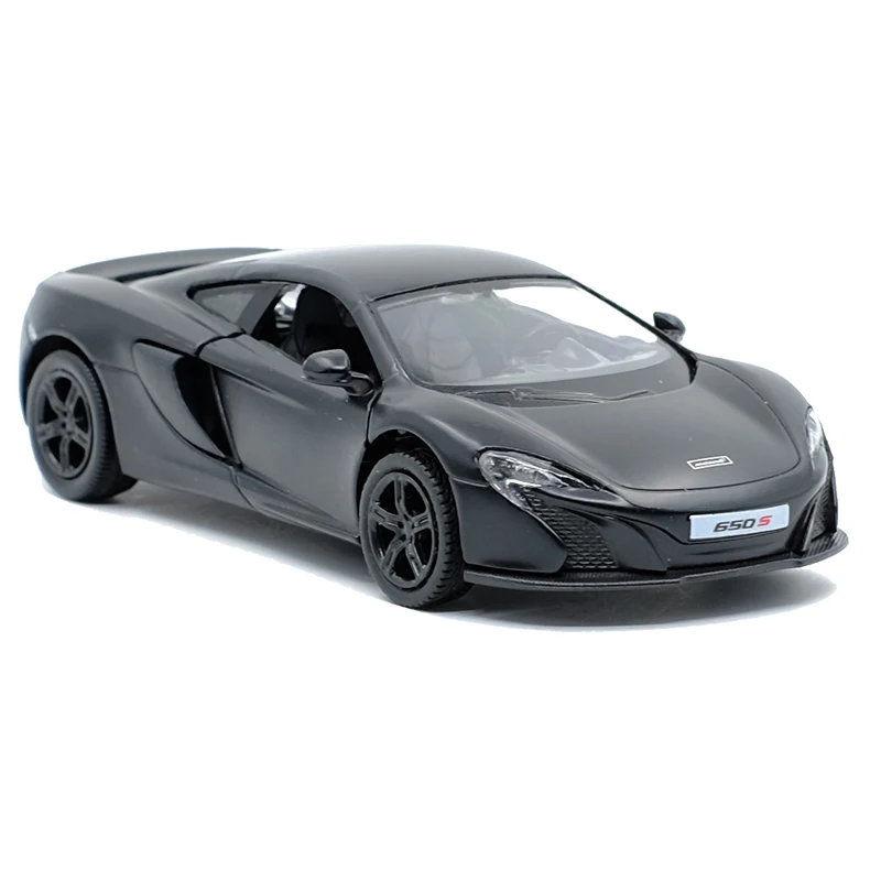 

1:36 McLaren 650S Cool Black Sports Car Alloy Diecast Car Model Toy With Pull Back For Children Gifts Toy Collection X24