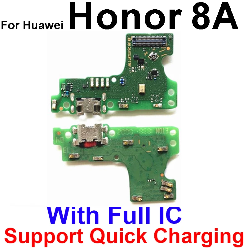 USB Charger Dock Board Connector Port Charging Flex Cable Microphone For Huawei Honor 7 7A 7S 7C 7X 7A 8A Pro 8C 8X Max