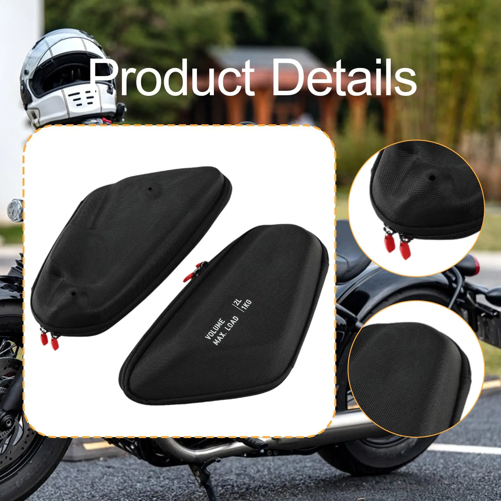 

2Pcs Motorcycle Side Frame Bag for BMW R 1300 GS Adventure 2024-2025