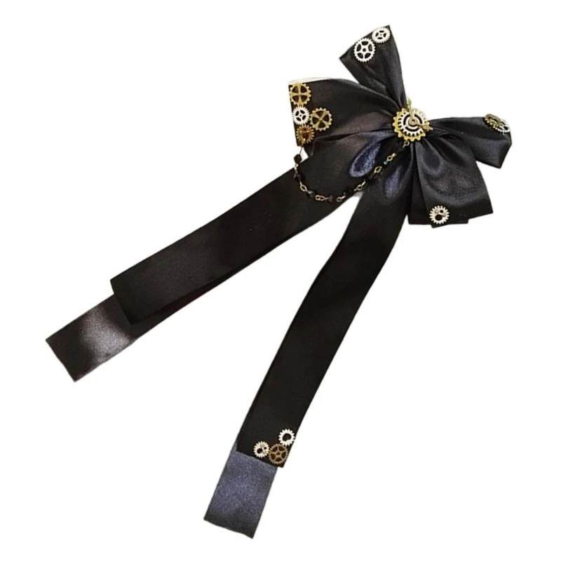 

Role Play Costume Hair Bows Steampunk Barrettes Women Ribbon Bowknot Hair Clip 15UB