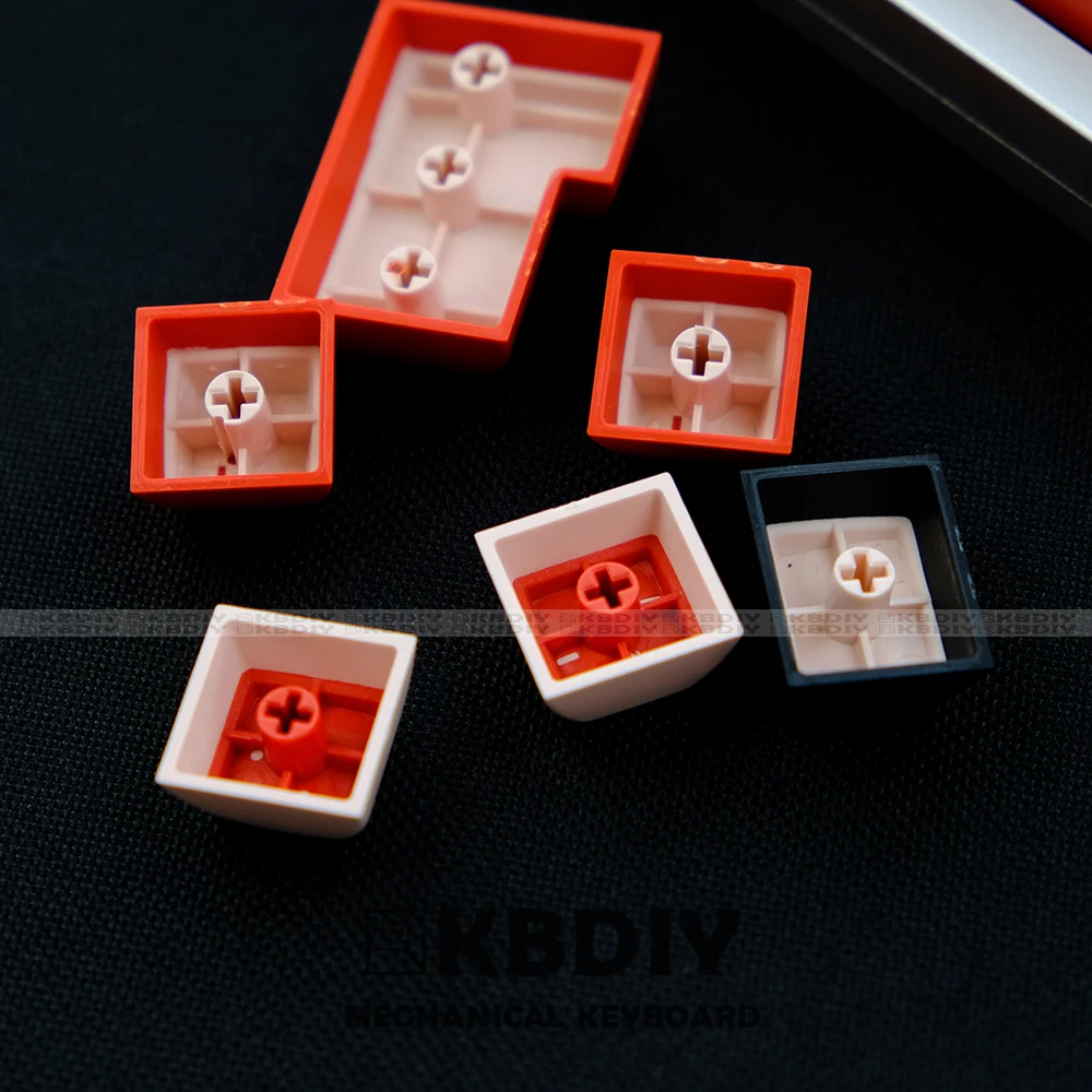 KBDiy 160 Keys/Set GMKFans Flamingo Keycap Mechanical Keyboard PBT Keycaps Custom SA Profile Double Shot ISO Key Cap for GMK67