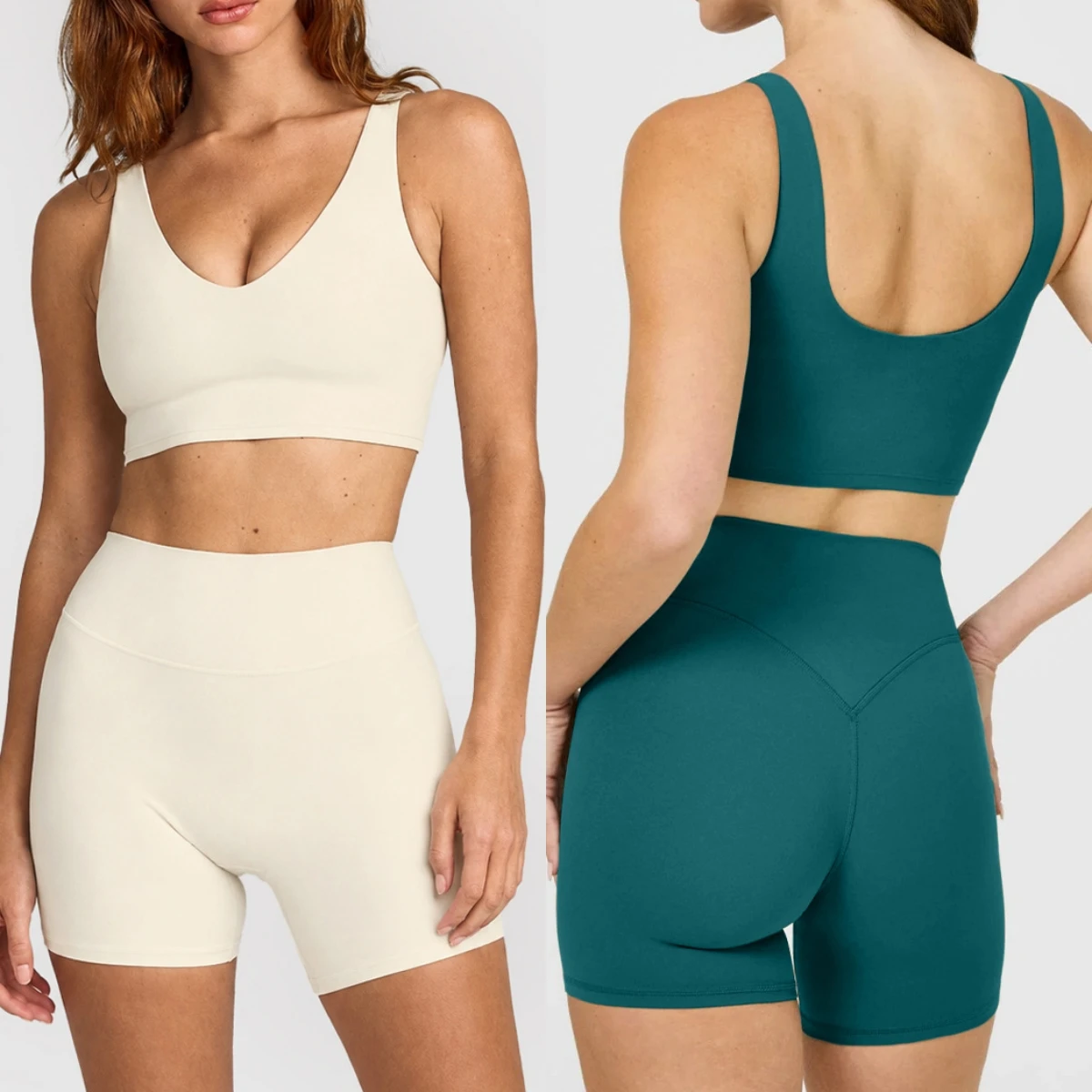 Pilates V Yoga - Women 2 PCS Yoga Set V