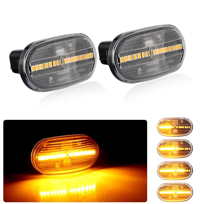 

2PCS Side Marker Turn Signal Indicator Repeater Light for Mazda AZ off-road JM23W Spiano HF21S Scrum truck After DG63T DA63T