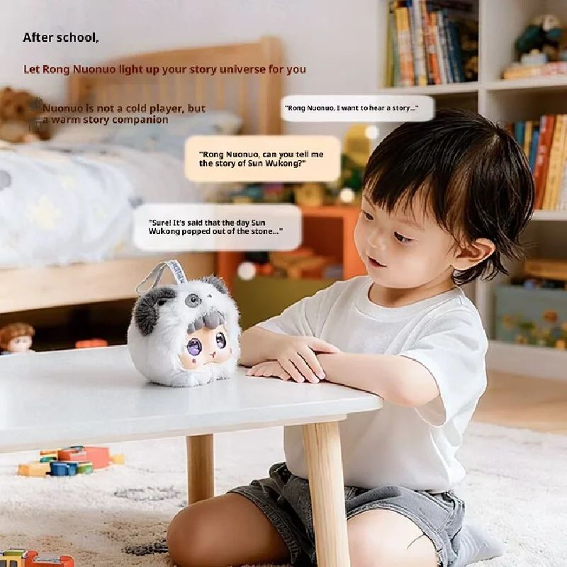لعبة AI Companion Robot Talking القطيفة للأطفال، آلة تعلم التعليم المبكر التفاعلية، هدية عيد ميلاد للأولاد والبنات