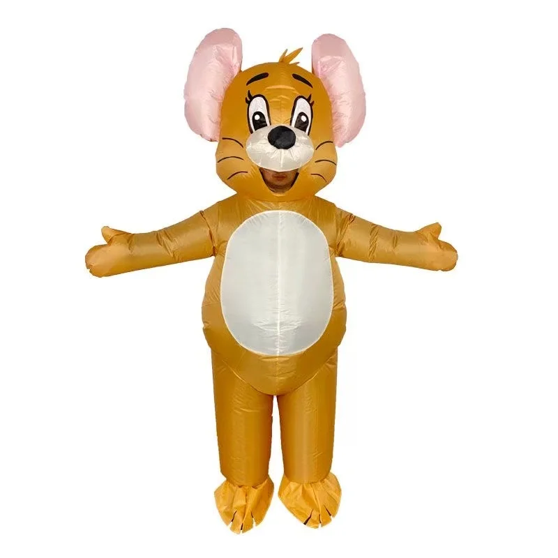 Adult mouse Inflatable Costumes Christmas Anime Cosplay Costume mouse Mascot Fancy Party Role Play Disfraz