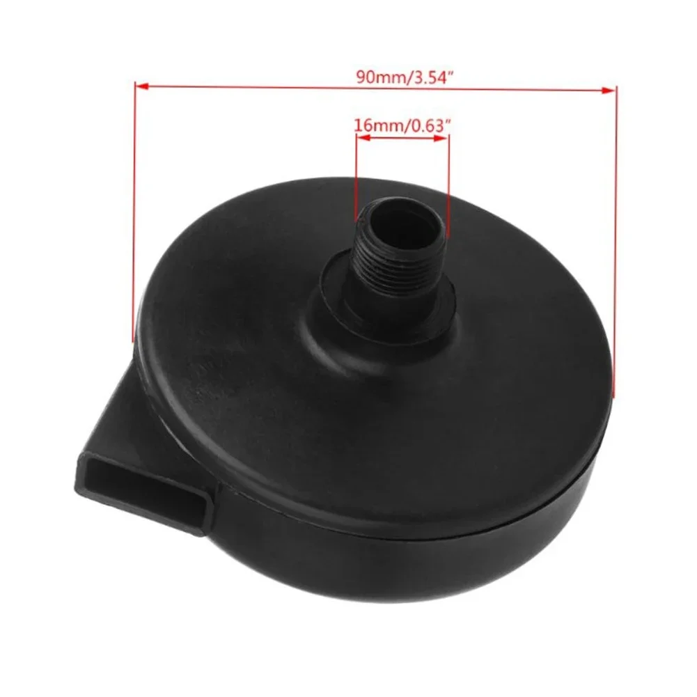 2pcs 16mm Plastic Air Filter Silencer Male Threaded Exhaust Noise Muffler For Air Compressor Pneumatic Parts