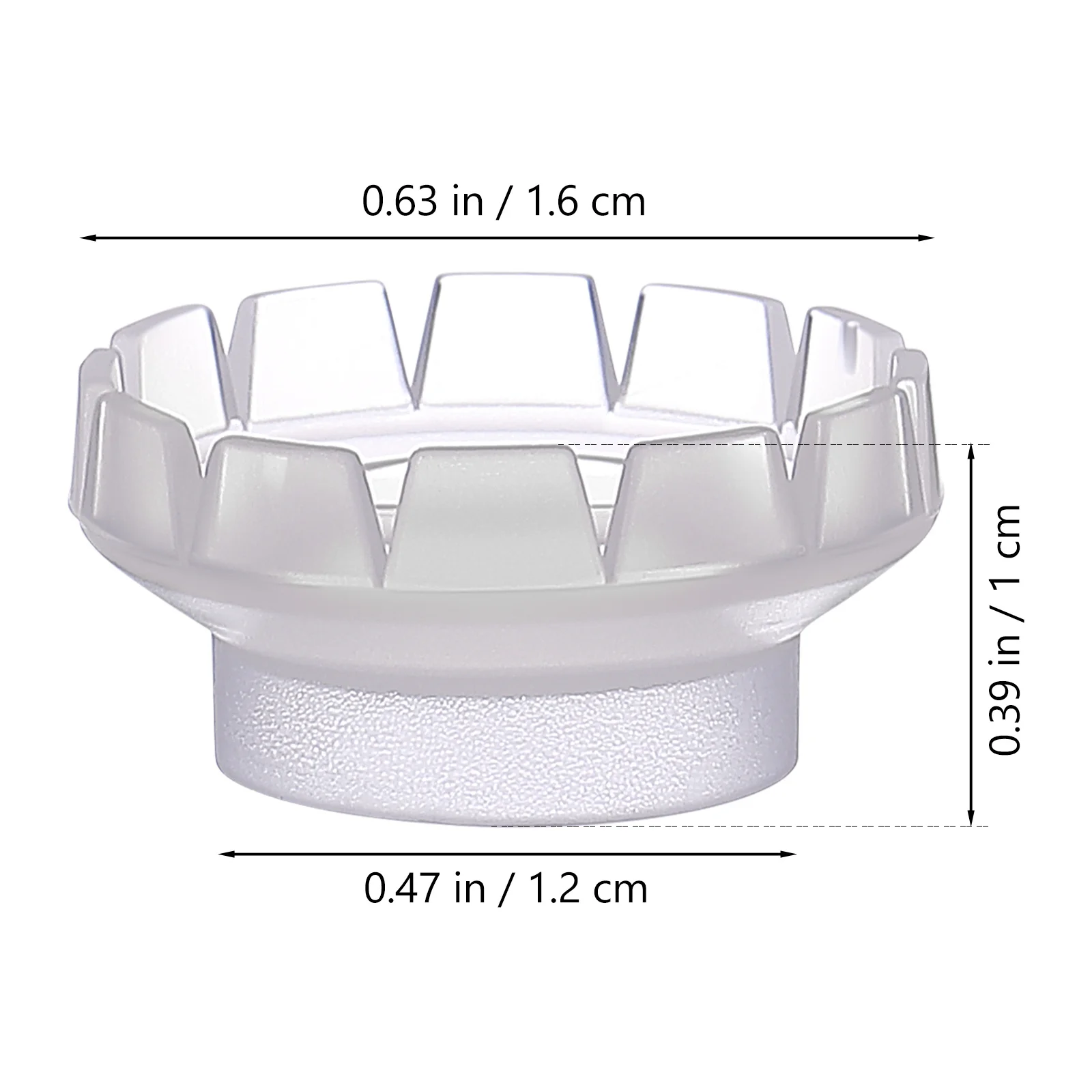 100Pcs Grafting Eyelash Cup Durable Waterproof Reusable Easy Professional Home Use Blossom Extension Supplies