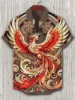 118407-910c8e.jpg Stylish Bird Print Men's Short-Sleeve Shirt