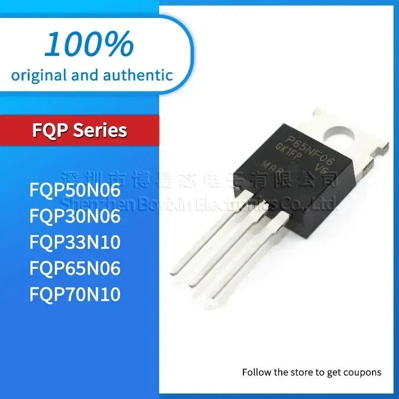 

FQP50N06 FQP30N06 FQP33N10 FQP65N06 FQP70N10 Black casing