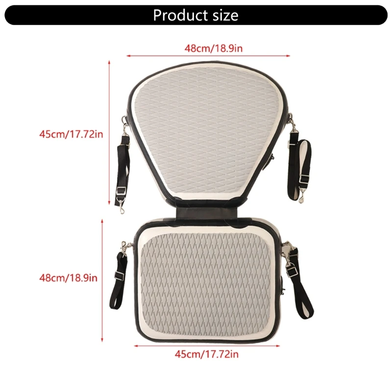 Customization  Inflatable Kayaks With Back Support Adjustable Strap Canoes Backrest Universals Paddle